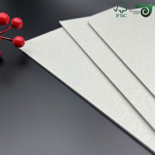 3mm 3000 Micron Rigid Grey Craft Card Board Smooth Surface For Packaging FSC