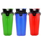 Leak Proof Portable 2 In 1 Dog Water Bottle Bowls Muti Function