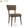 Buy cheap Solid Wood High Back Fabric Dining Room Chairs Modern Style Chair 87cm Height from wholesalers