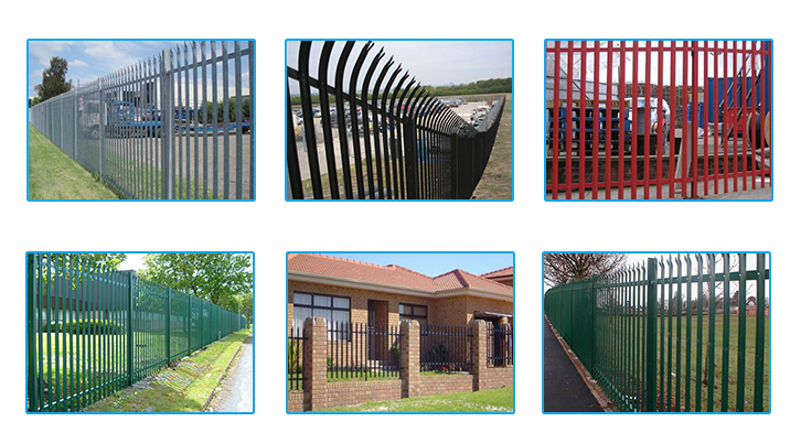 Factory wholesales stainless steel garden fence anti climb security fence palisade