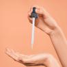 Buy cheap 24/400 Plastic Black Smooth Lid With Glass Straw For Dropper from wholesalers