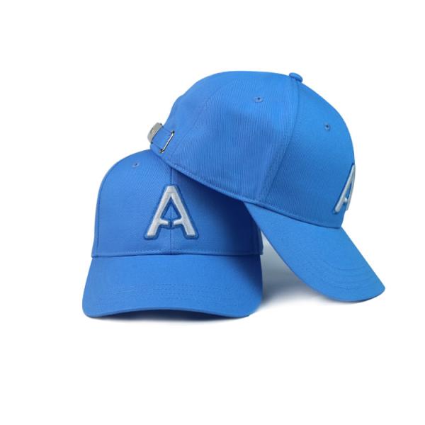 Buy cheap Fashionable Blue Color Five Panel Baseball Cap Size 56-60CM Soft from wholesalers