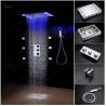 Buy cheap LED Lighting Bathroom Shower Heads And Faucets With Thermostatic Mixer Massage Jets from wholesalers