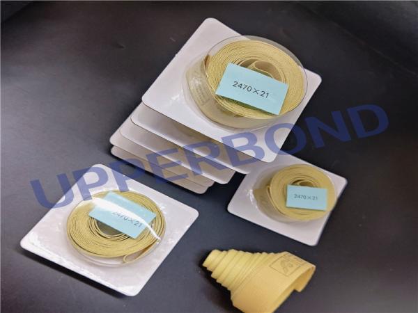 Buy cheap 21 * 2489mm Thickened Kevlar Fiber Format Belt MK8 Cigarette Machine Parts from wholesalers