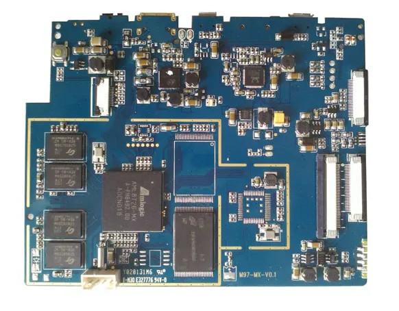 Buy cheap Quick Turn PCB Assembly Control Assembly Industry ROHS Blue Solder Mask 2.4mm from wholesalers