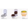 Buy cheap gift pet food container with flap lid, Square Pet Food Large Container / Animal Metal Food Seed Storage Bin, bagplastics from wholesalers