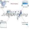Buy cheap ABS Steel 1 Crank Movable Patient Care Hospital Manual Nursing Bed from wholesalers