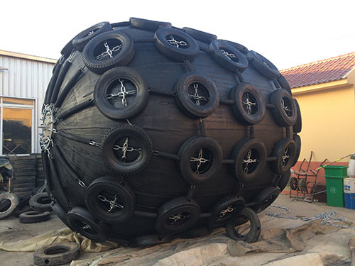 No Sheath D2.5 X L4.0 Pneumatic Rubber Fenders 50KPa