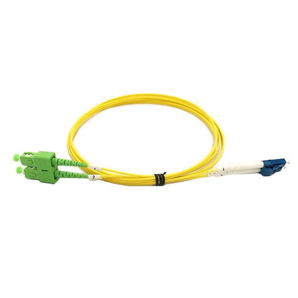 Buy cheap G657A1 yellow fiber patch cable With High Density Connectors from wholesalers