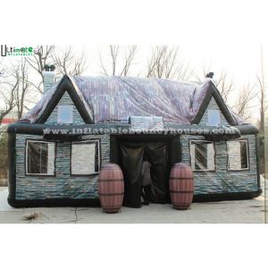 China Custom Made Air Inflatable Tents , Full Printing Inflatable Pub Tent on sale