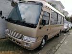 Used Toyota Coaster Bus 2016 good quality school bus Golden cheap for sale