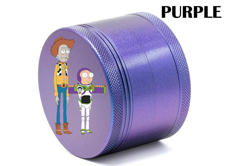 Aluminum Alloy 4 Layer Herb Grinder , 63mm Do Dry Week Marijuana Grass Grinder