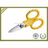 Buy cheap Straight Shape Fiber Optic Kevlar Cutter With Sawtooth Yellow Color from wholesalers