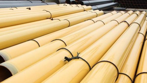 Buy cheap EN 10219 S235 JRH EN10217 Seamless / ERW Carbon Steel Tube , FBE Coated Water Pipe from wholesalers