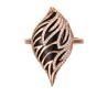 Buy cheap 18K Rose Gold Black Onyx Diamonds Ring Pendant Earrings Jewelry Set (GDSET002) from wholesalers