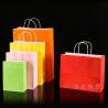 Buy cheap Industrial Surface Packaging Kraft Paper Gift Bag with Handle Customized Logo Printing from wholesalers