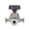 Buy cheap Stainless Steel Sanitary Tri-Clamp 3-Way Diaphragm Valve for Customized Requirements from wholesalers