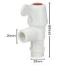 Buy cheap White ABS Handle Plastic Water Faucet Tap Bathroom Faucet Accessory Type Faucet With Diverter from wholesalers