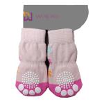 Pet Anti Slip Knit Dog Socks&Cat Socks with Rubber Reinforcement Paw Protector