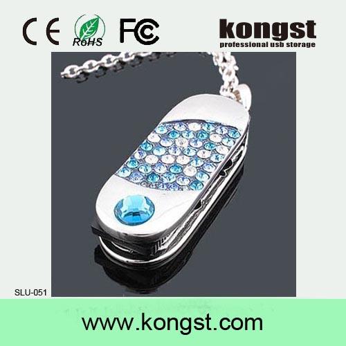 Buy cheap Kongst Creative Novelty Gadget Shining Jewels Flash Drive USB/Crystal usb flash drive from wholesalers