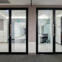 Buy cheap Powder Coating Black Aluminium Sliding Doors Residential product