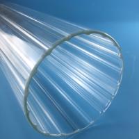 Buy cheap Decorative Flower Shape Glass Borosilicate Tubing With Ribs Inside For Lamping product