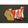 Buy cheap Customized 3D Mold Medals Personlized Shoes Shape Medailles Antuique Gold Metal Finish from wholesalers
