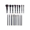 Buy cheap Affordable Animal Hair Makeup Brushes With Black Matte Wooden Handle from wholesalers