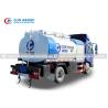 Buy cheap HOWO 6 Wheels 5Cbm 5000 Liters Fuel Truck Mobile Oil Tanker Off Road Aircraft Transport from wholesalers