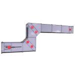 Multi Point Feeding Continuous Bucket Elevator Machine For Bulk Goods