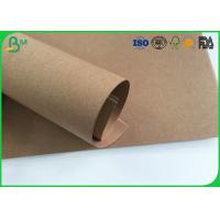 Buy cheap Grade AAA Kraft Brown Paper Roll , Test Liner Paper For Making Corrugated Box product