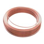 6m Length ASTM B280 Copper Tube Pipes 99.9% Copper Coil Pipe For Air Conditioner