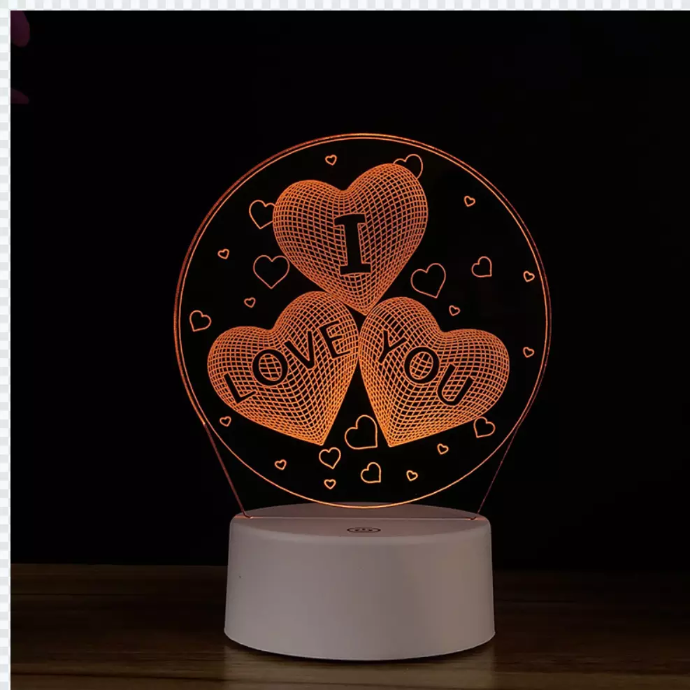 Guitar Rohs 3D Led Illusion Lamp Color Changing Led 3d Illusion Light