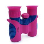 High Powered Shockproof Kids Binoculars Pink Mini 8x21 For Boys / Girls