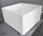 White Refractory Ceramic Crucibles Graphite Melting Crucible For Drying Burning