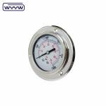 Impact Resistance Precise 150 Psi Hydraulic Pressure Gauge Oil 400 Bar With