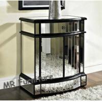 Buy cheap One Drawer Black Mirrored Sideboard Furniture W70 * D40 * H82cm Size product
