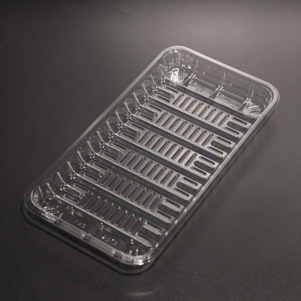 Buy cheap Disposable Plastic PET Plate Takeaway Convenient Food Container from wholesalers