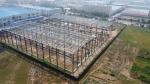 4000㎡ Prefabricated Steel Structure Warehouse H Section Steel
