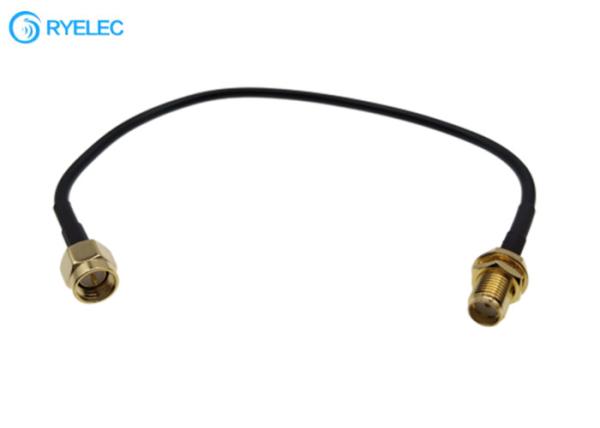 Buy cheap SMA Male To SMA Female Bulkhead RG174 Pigtail RF Coaxial Cable For Antenna from wholesalers
