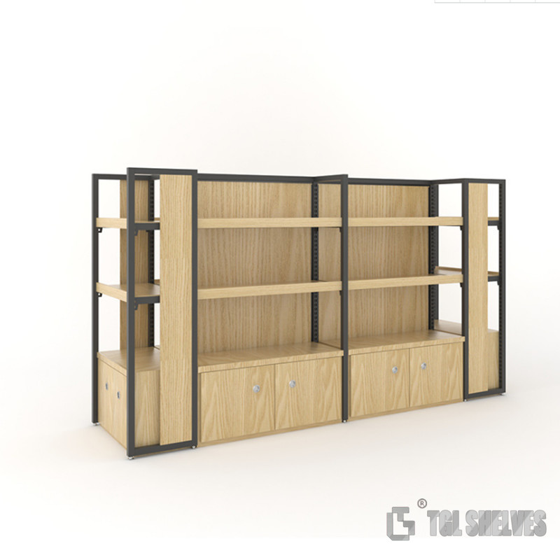 Gondola Convenience Store Display Shelves Double side For Grocery Shop