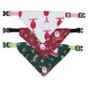 Buy cheap C507 Wholesale Christmas Custom Printed Personalized Diy Logo Adjustable Dog Pet Bandana Collar from wholesalers