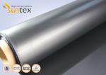 Stress Relief Vibration Black Neoprene Coated Fiberglass Fabric For Expansion