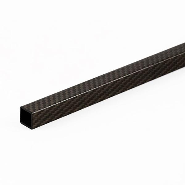 Buy cheap Length 600mm 3K Full Carbon Fiber Square Tube Gloss Matt Surface from wholesalers