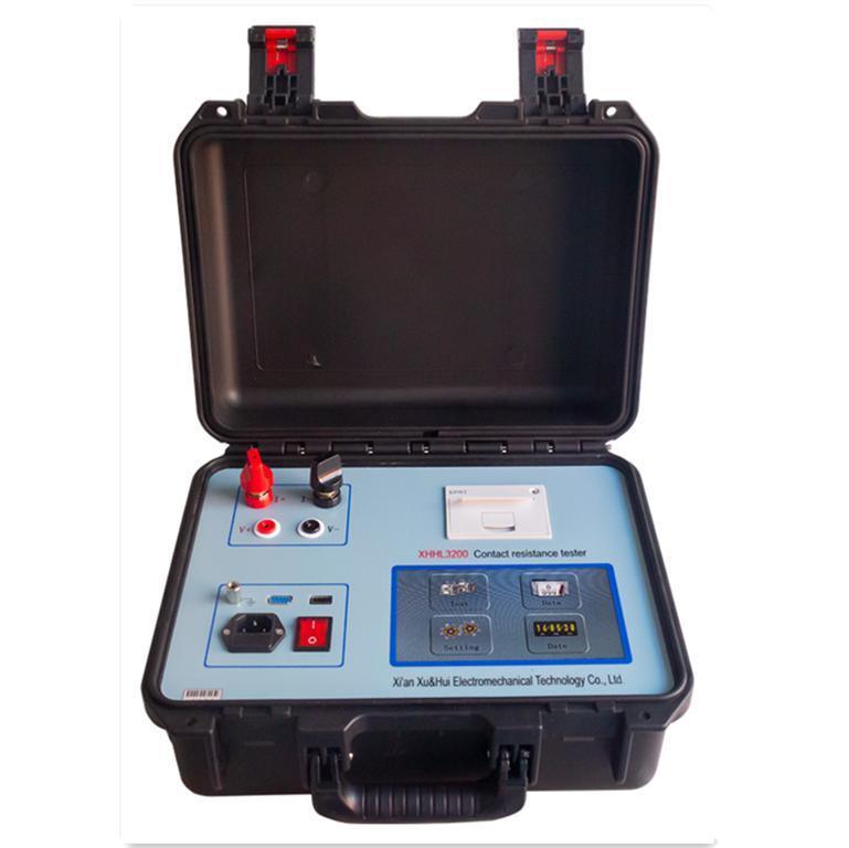 Loop Resistance Tester Test Current 100A 200A Contact Resistance Tester Switch Tester