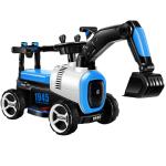 Plastic Kids Electric Toys Slide Excavator Ride On Mini Construction Truck for
