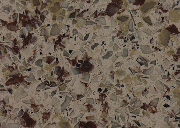 Polished Multi Color Quartz Stone Countertops Kitchen Bathroom Table Tops