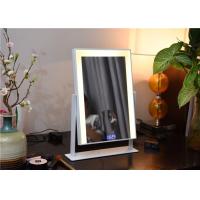 Buy cheap Desk Professional Portable Led Makeup Mirror Yellow / White Light product