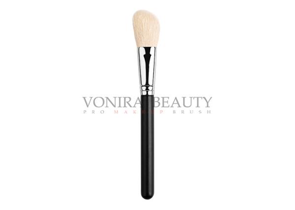 Buy cheap White Slant Sculpting Powder Foundation Brush Customized With Goat Hair from wholesalers