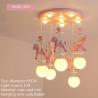 Buy cheap Children bedroom chandeliers modern ins merry-go-round boy girl room chandelier(WH-MA-136) from wholesalers
